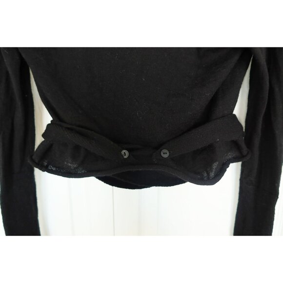 FLAWED All Saints Merino Wool Wasson Pirate Cardigan pls read - Picture 4 of 9